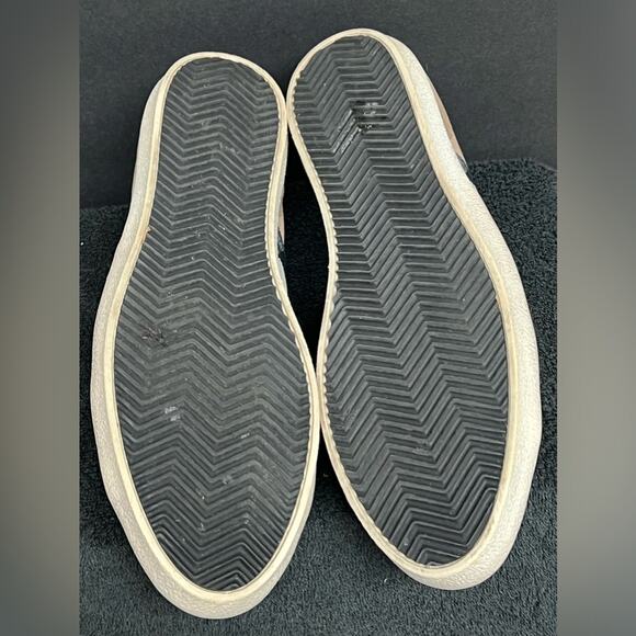 Men’s Burberry Brown Leather & Nova Check Canvas Low Top Shoes Size 12 AUTHENTIC - Picture 7 of 9